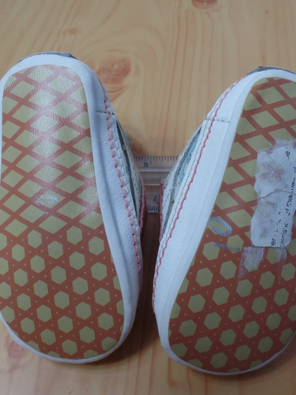 Vans Sea Glitter Baby Soft Bottom Sneakers Pink Glitter Baby Girl Size 2
